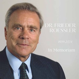 Cover of Dr. Frieder Roessler Book – In Memoriam